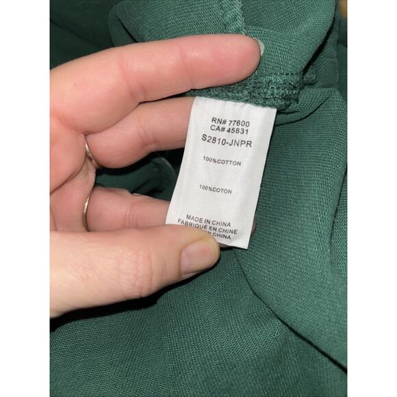 Saltwater Luxe 100% Cotton Long Sleeve Denim Shirt Jacket Shacket Size M - Picture 9 of 9